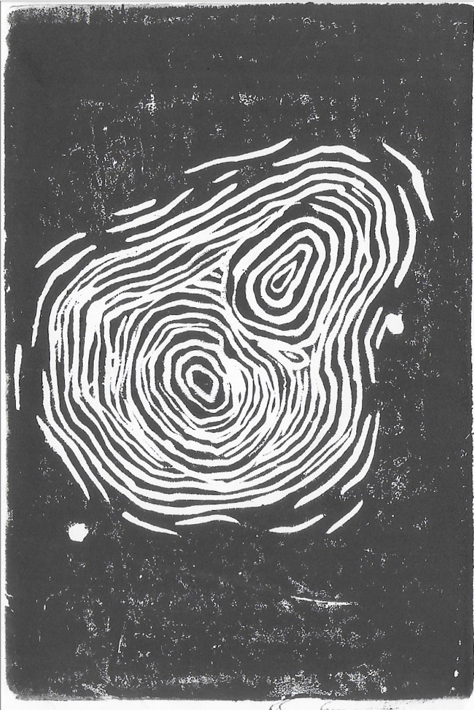 Linocut Tree Ring